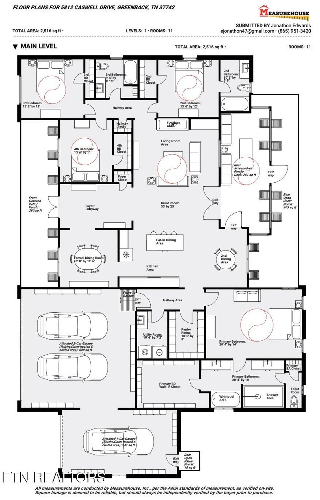 Photo of 5812 Caswell Drive, Greenback, TN 37742 (MLS # 1317231)