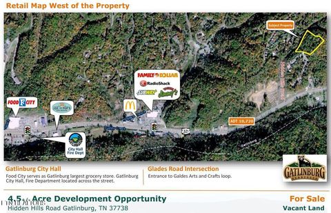 Tiny photo for Hidden Hills Rd Off Rd, Gatlinburg, TN 37738 (MLS # 1318210)