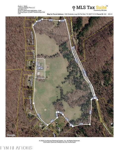 Tiny photo for 1252 (2 Acres) Shellotte Loop Loop, Pall Mall, TN 38577 (MLS # 1357497)