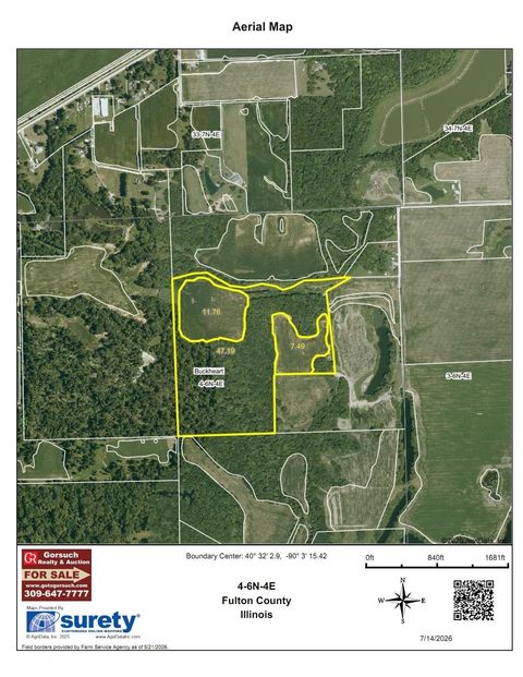 Vacant Land For Sale - Spotser Lane<br/> Fulton County, Canton, IL 61520