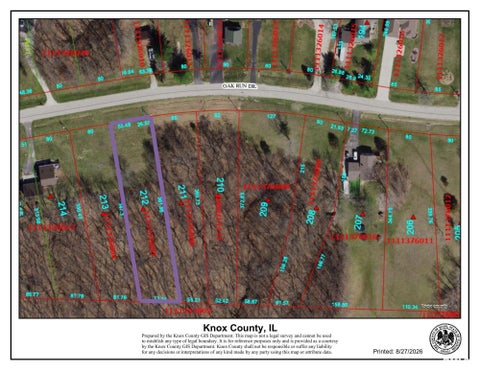Vacant Land For Sale - 3212 Oak Run Drive<br/> Knox County, Dahinda, IL 61428