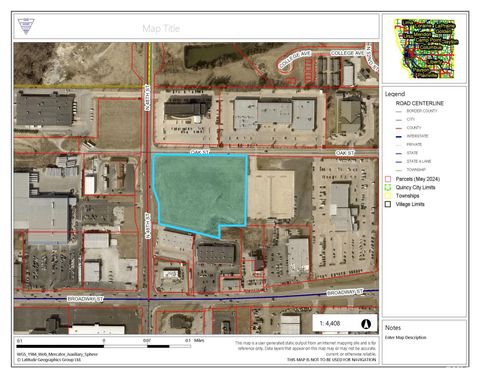 Vacant Land For Sale - 4826 Oak Street<br/> Adams County, Quincy, IL 62305