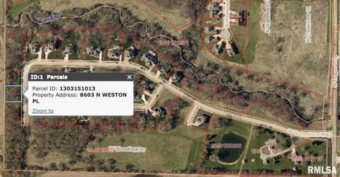 Vacant Land For Sale - 8603 N Weston Place<br/> Edwards, IL 61528