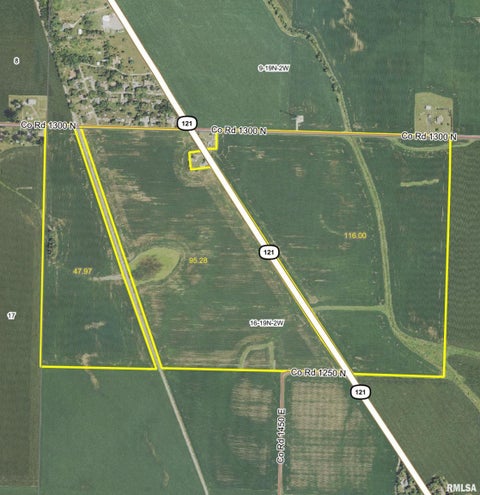 Vacant Land For Sale - 1300th Street<br/> Logan County, Lincoln, IL 62656