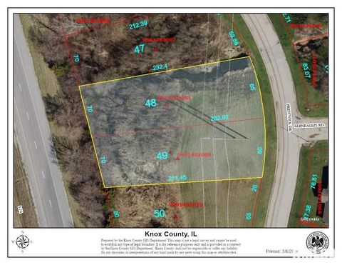 Vacant Land For Sale - LOT 48 & 49 Country Club Estates Subdivision<br/> Knox County, Galesburg, IL 61401