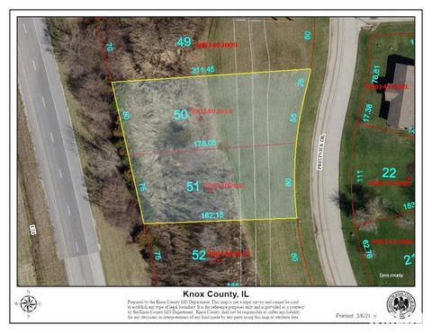Vacant Land For Sale - LOT 50 & 51 Country Club Estates Subdivision<br/> Knox County, Galesburg, IL 61401