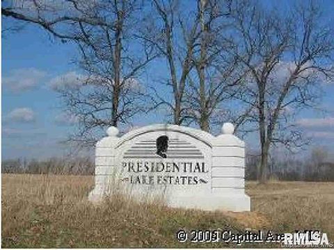 Vacant Land For Sale - Presidential Lake Estates<br/> Sangamon County, Cantrall, IL 62625