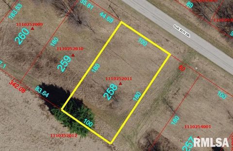 Vacant Land For Sale - 3258 Oak Run Drive<br/> Knox County, Dahinda, IL 61428