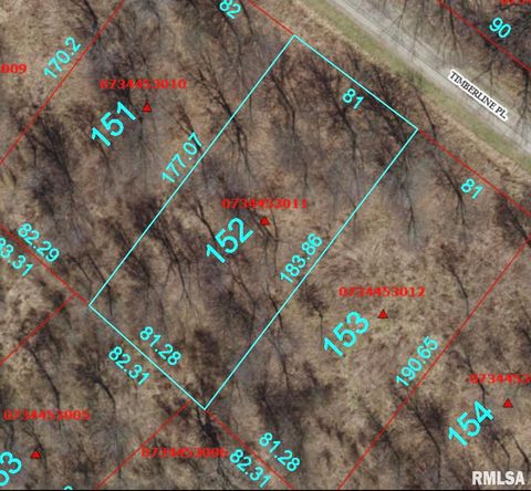 Vacant Land For Sale - 152 Timberline Place<br/> Knox County, Dahinda, IL 61428
