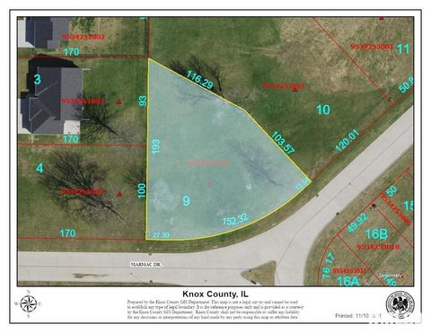 Vacant Land For Sale - LOT 3 Marmac Drive<br/> Knox County, Galesburg, IL 61401