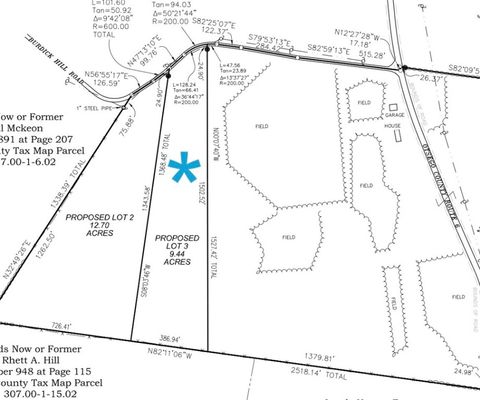Vacant Land For Sale - LOT 3 Burdick Hill Road<br/> Otego, NY 13825
