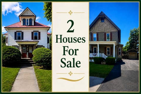 Homes For Sale - 1 Yager And 101-103 Center Street<br/> Otsego County, Oneonta, NY 13820