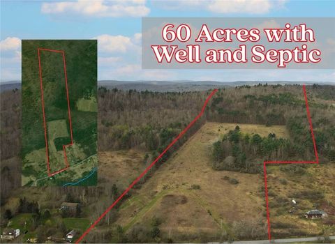 Vacant Land For Sale - 849 Mill Creek Road<br/> Otego, NY 13825