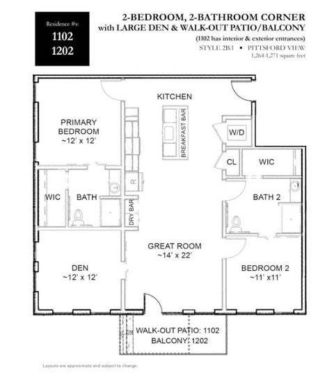 Tiny photo for 75 Monroe Avenue #1102, Pittsford, NY 14534 (MLS # R1715354)