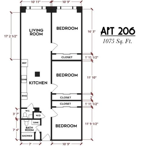 Tiny photo for 184 N Main Street #206, Elmira City, NY 14901 (MLS # R1655495)