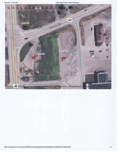 Vacant Land For Sale - 6162 State Highway 12<br/> Chenango County, Norwich, NY 13815