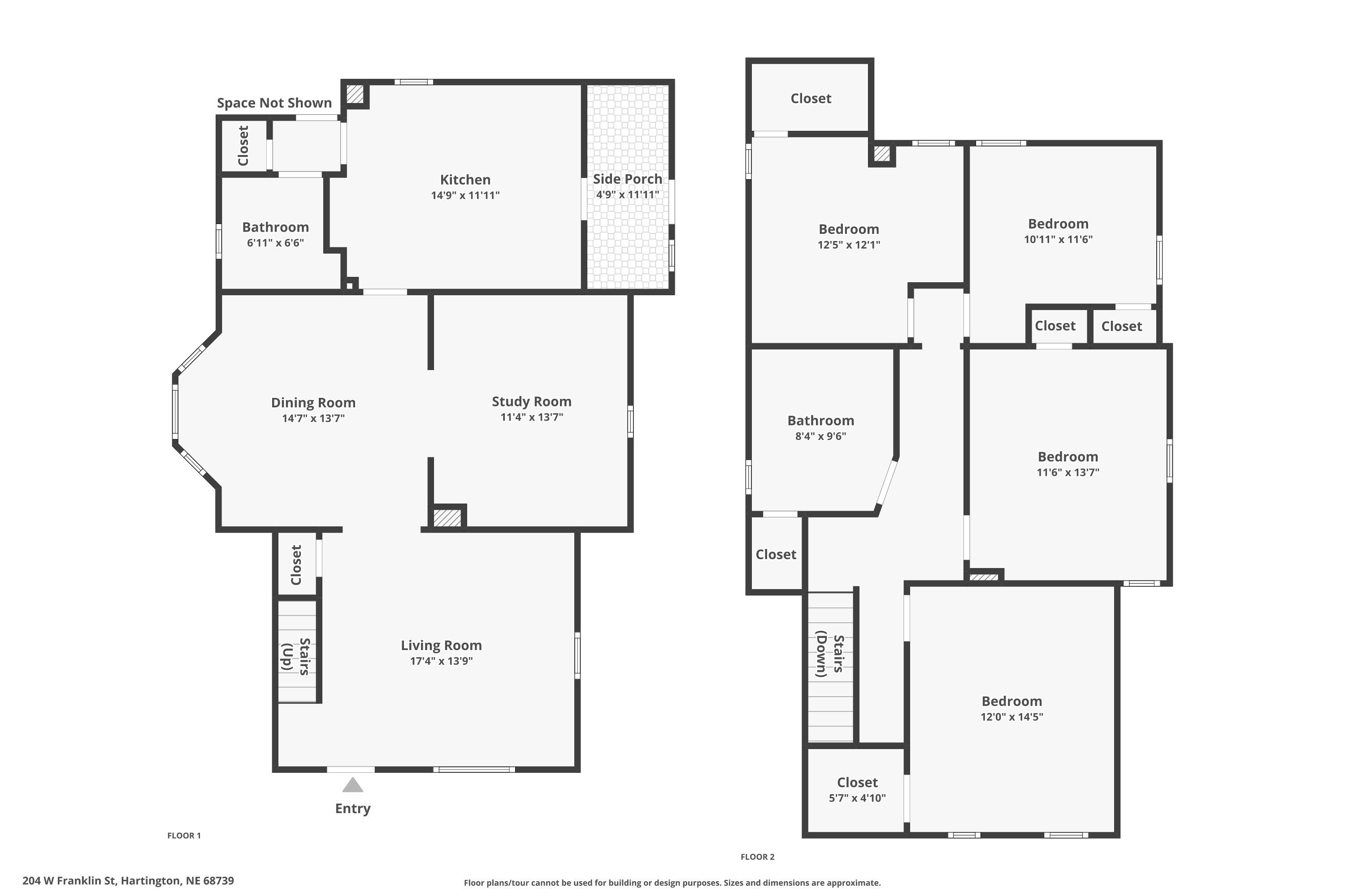 Hartington, Nebraska 68739, United States, 4 Bedrooms Bedrooms, ,2 BathroomsBathrooms,Residential,Active,53089