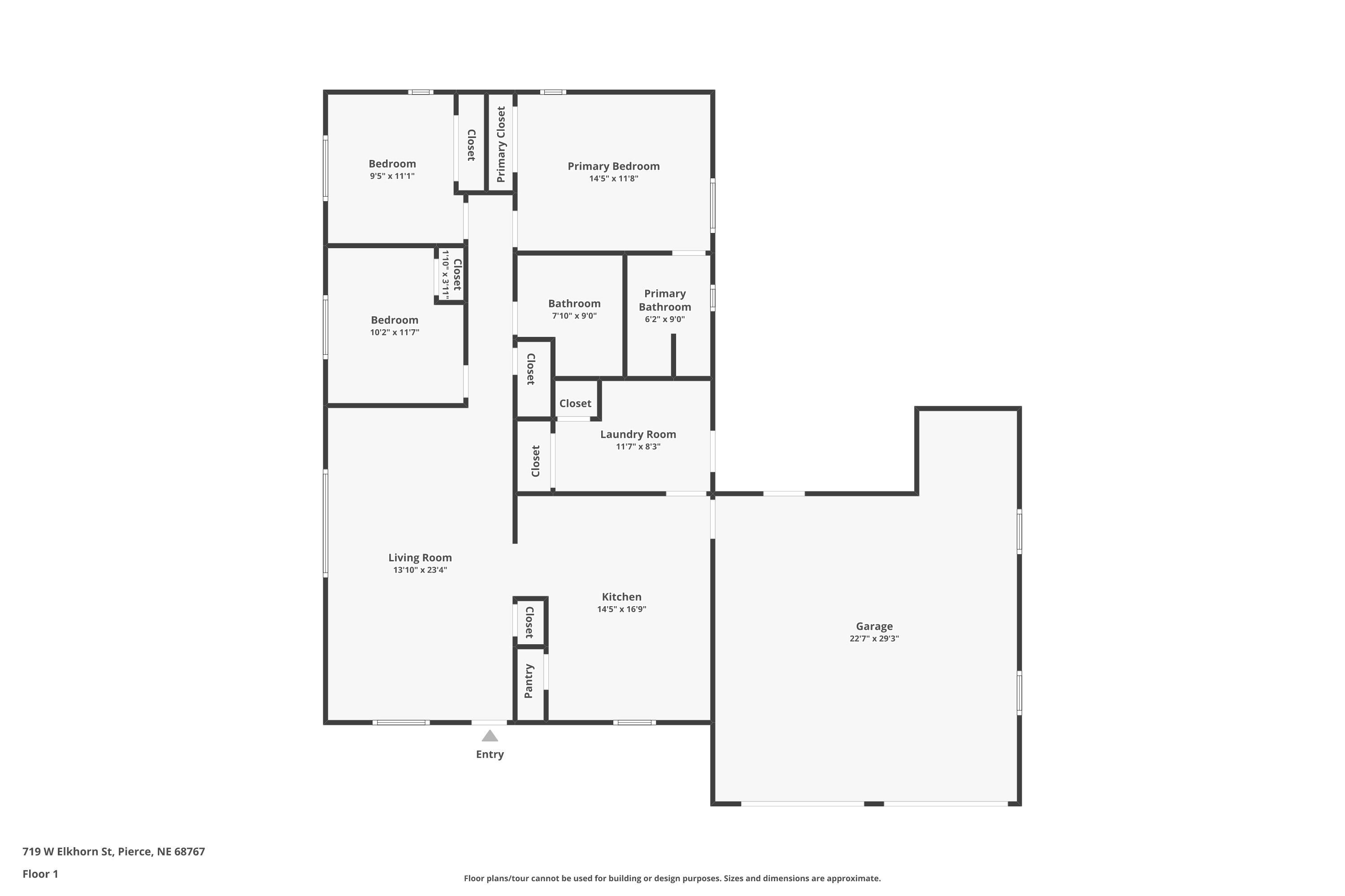 Pierce, Nebraska 68767, United States, 3 Bedrooms Bedrooms, ,2 BathroomsBathrooms,Residential,Active,189353