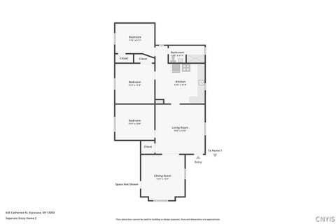 Tiny photo for 643 Catherine Street N #2, Syracuse, NY 13203 (MLS # S1720379)