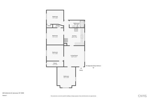 Tiny photo for 643 Catherine Street N #2, Syracuse, NY 13203 (MLS # S1720379)