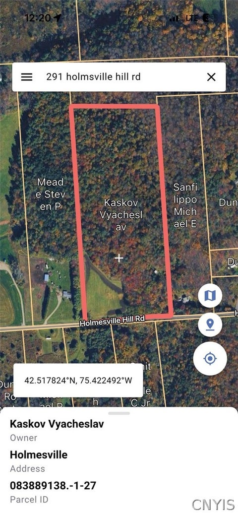 Tiny photo for Holmesville Road, New Berlin, NY 13843 (MLS # S1695700)