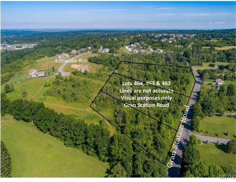 Vacant Land For Sale - LOT 462 Oran Station Road<br/> Pompey, NY 13104
