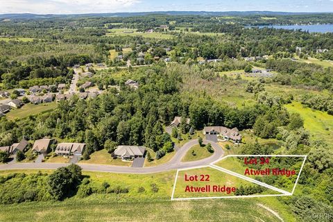 Vacant Land For Sale - 22 Atwell Ridge Road<br/> Cazenovia, NY 13035