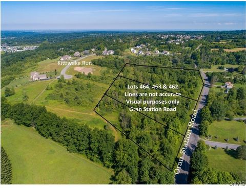 Vacant Land For Sale - LOT 463 Oran Station Road<br/> Pompey, NY 13104