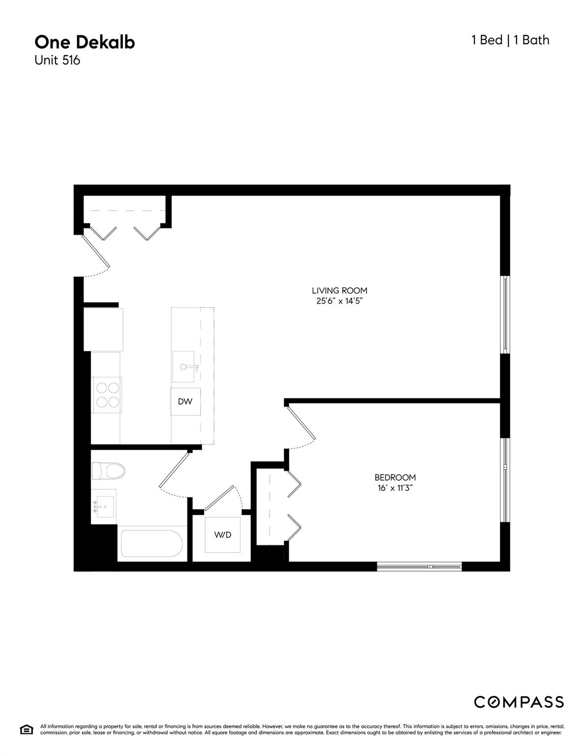 Dekalb Avenue 516, White Plains, New York - 1 Bedrooms  
1 Bathrooms  
3 Rooms - 