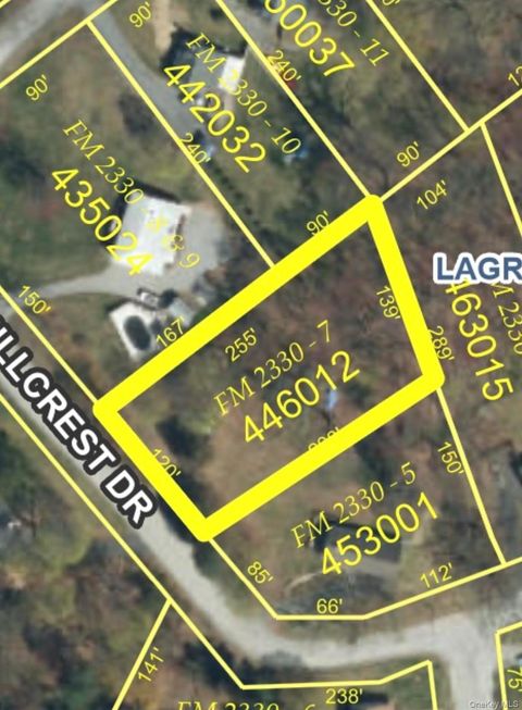 Vacant Land For Sale - Hillcrest Drive<br/> Poughkeepsie, NY 12603