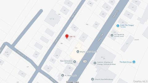 Vacant Land For Sale - 138-1/2 Linden Avenue<br/> Middletown, NY 10940