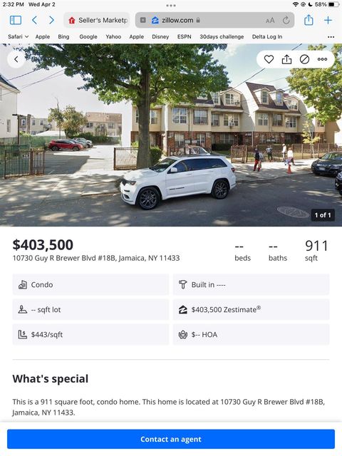 Condo For Sale - 107-30 Guy .r Brewer Blvd Blvd #18B<br/> Jamaica, NY 11433