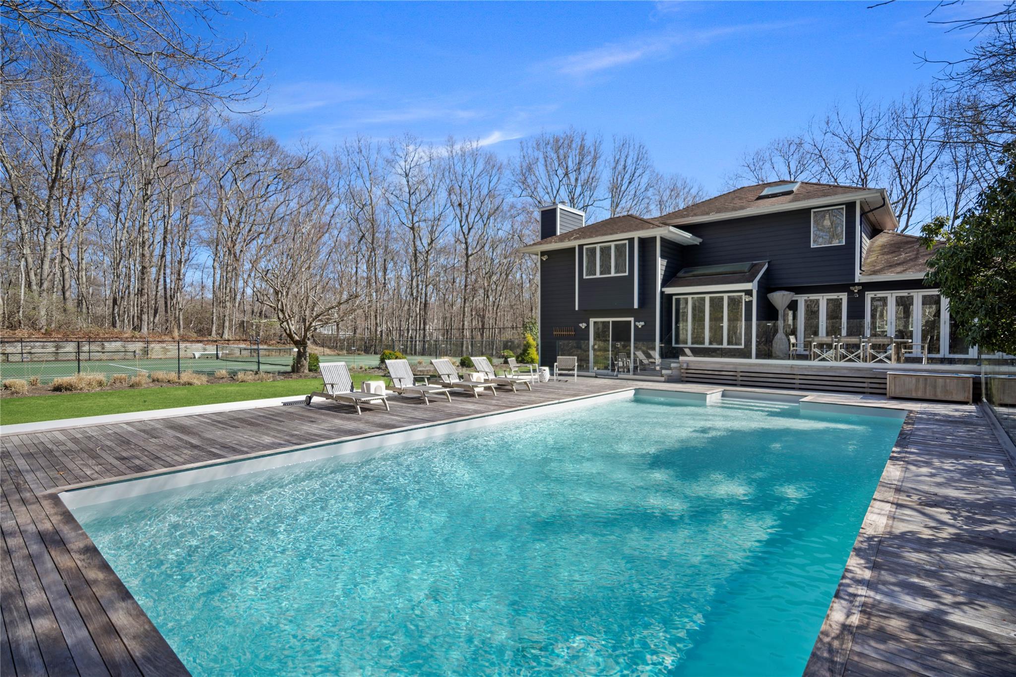 Rental Property at Northside Drive, East Hampton, Hamptons, NY - Bedrooms: 5 
Bathrooms: 4  - $70,000 MO.