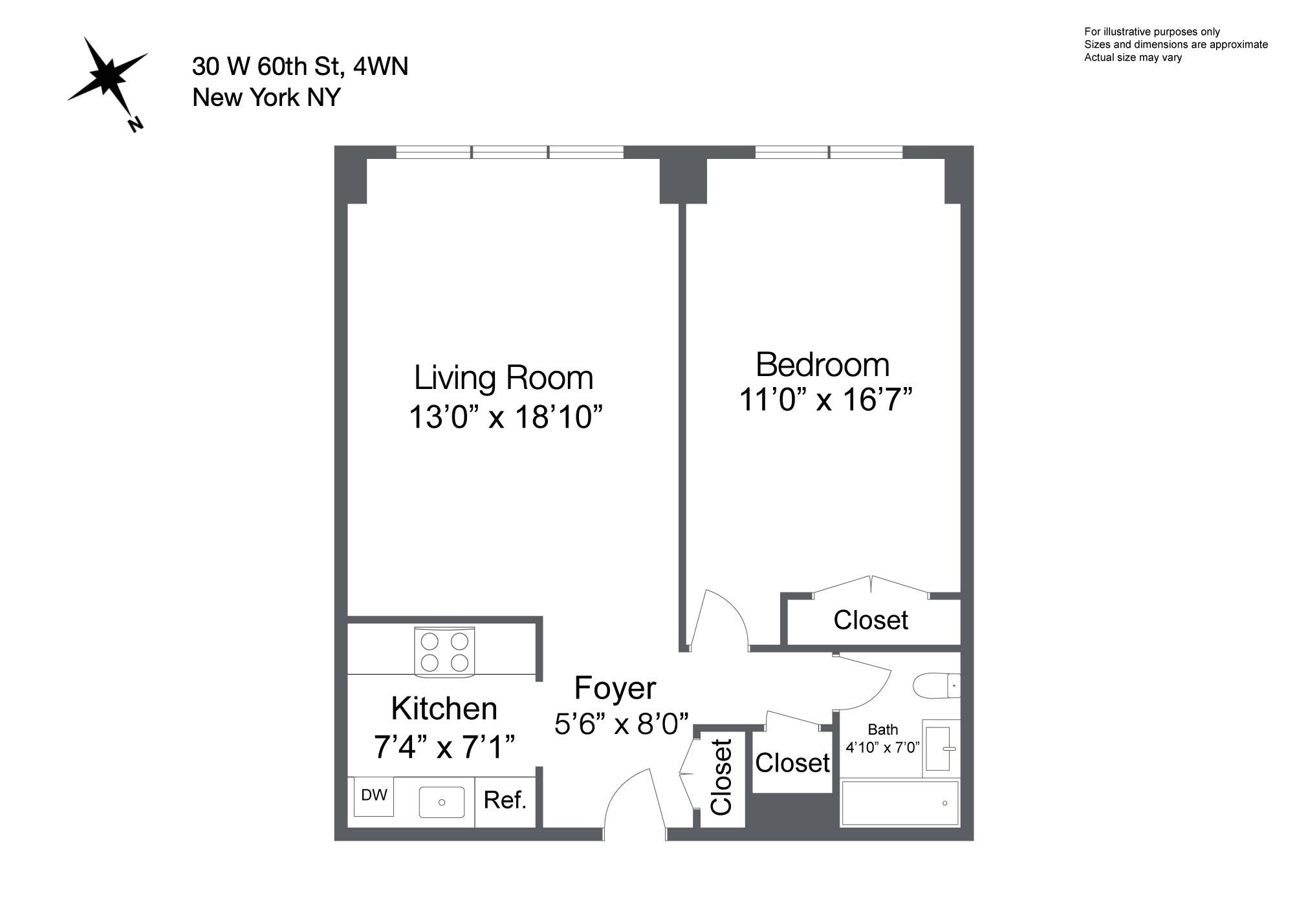 30 W 60th Street #4W, New York (Manhattan), New York image 11