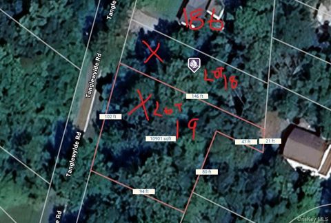 Vacant Land For Sale - LOT 18 & 19 Tanglewylde Road<br/> Putnam County, Lake Peekskill, NY 10537