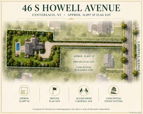 Vacant Land For Sale - 46 S Howell Avenue<br/> Centereach, NY 11720
