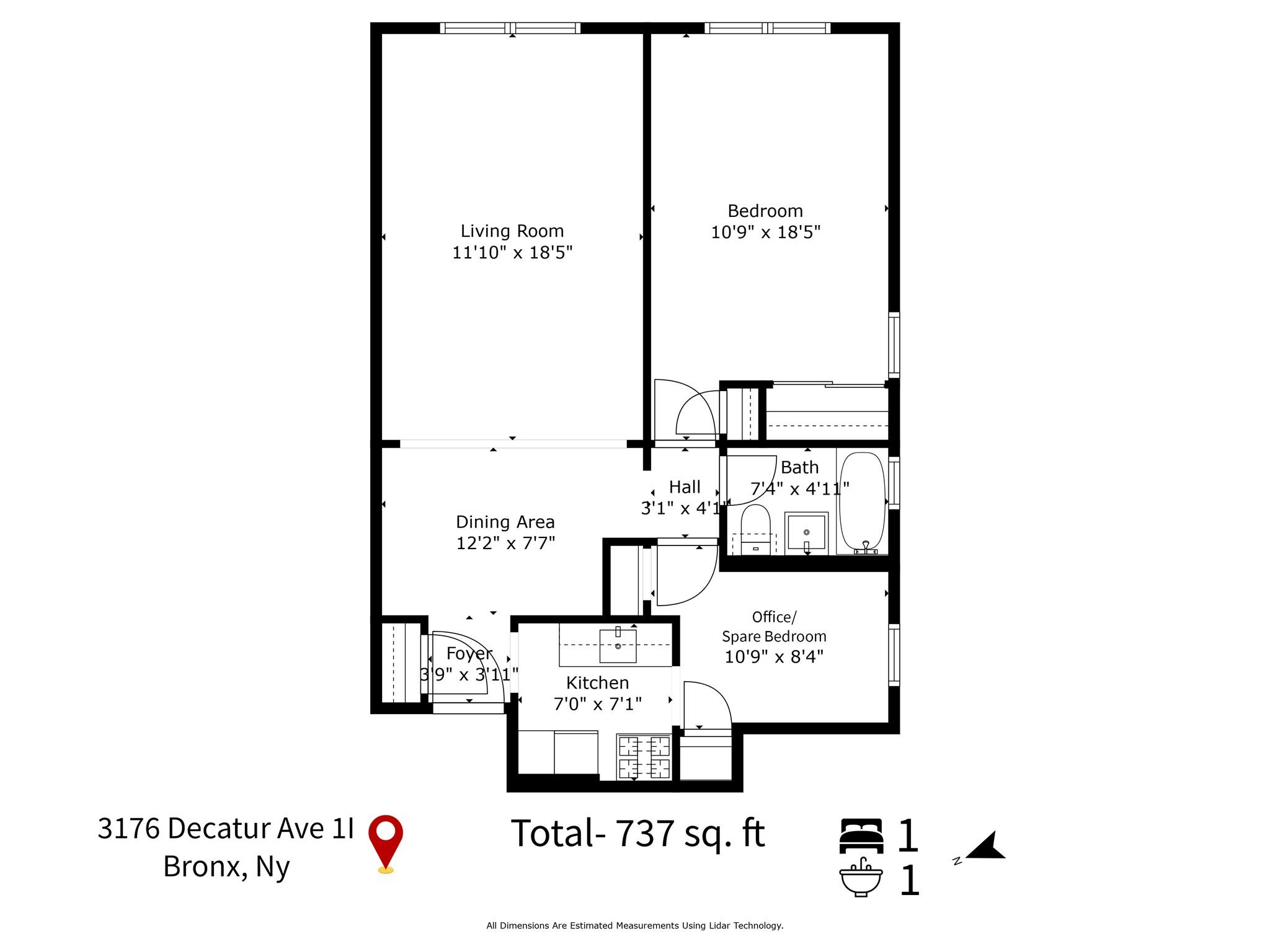 3176 Decatur Avenue #1I, Bronx, New York image 3