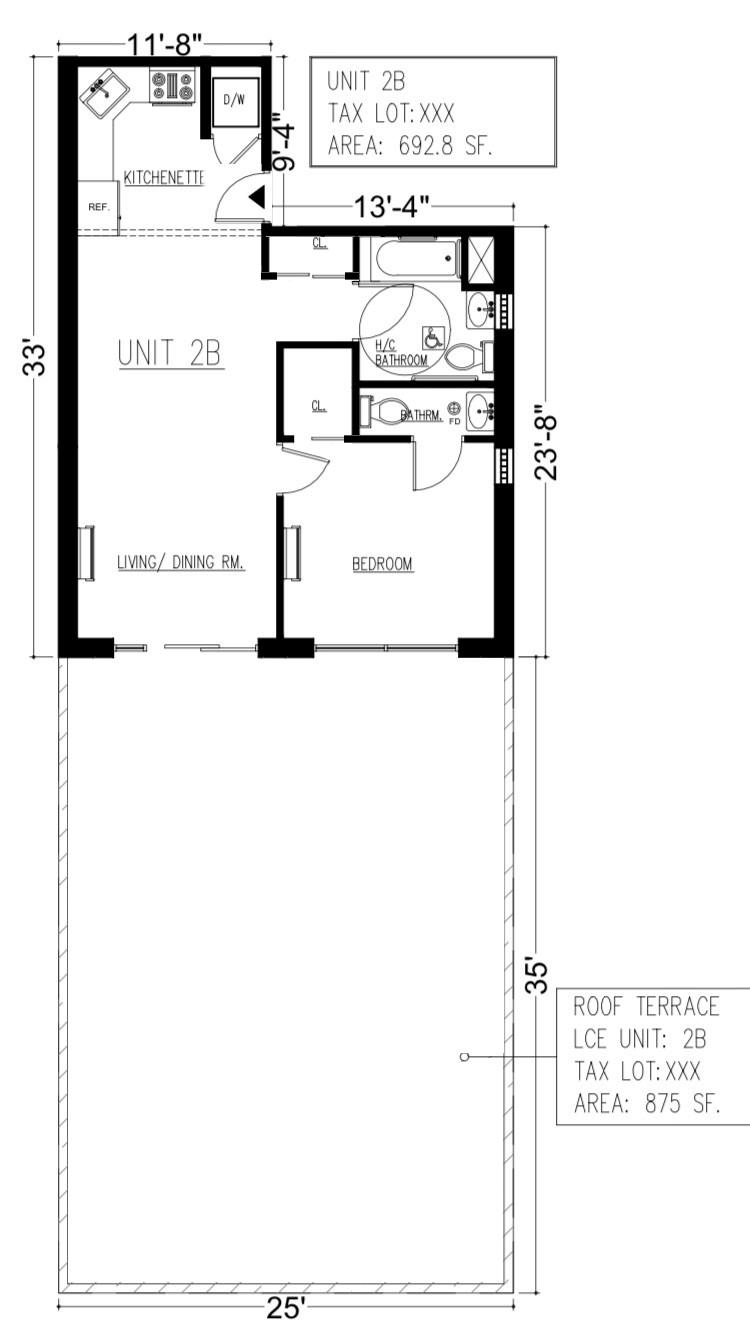 Maple Avenue 2B, Flushing, Queens, NY - 1 Bedrooms  
2 Bathrooms  
4 Rooms - 
