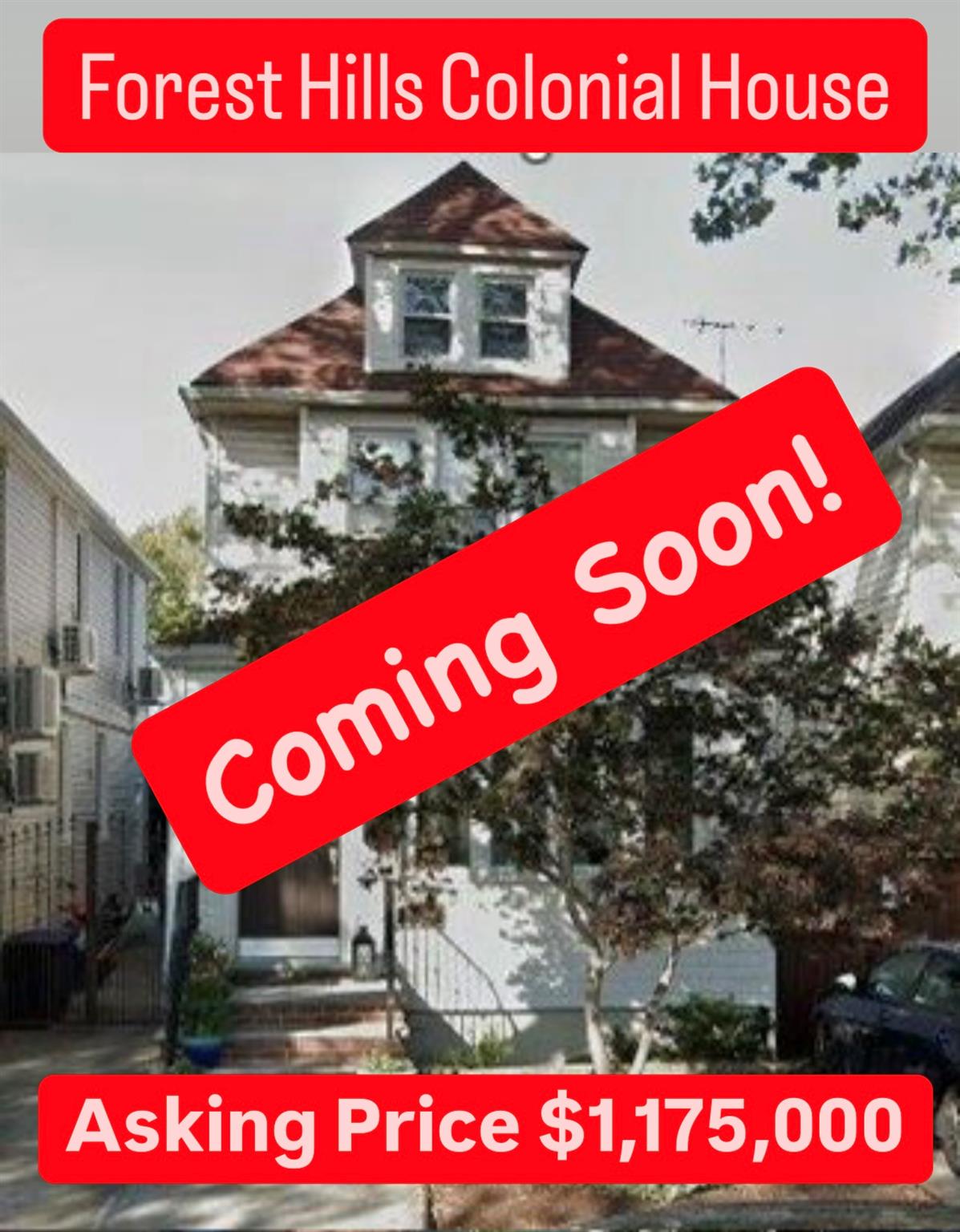 Property for Sale at Olcott Street, Forest Hills, Queens, NY - Bedrooms: 3 
Bathrooms: 3 
Rooms: 8  - $1,175,000