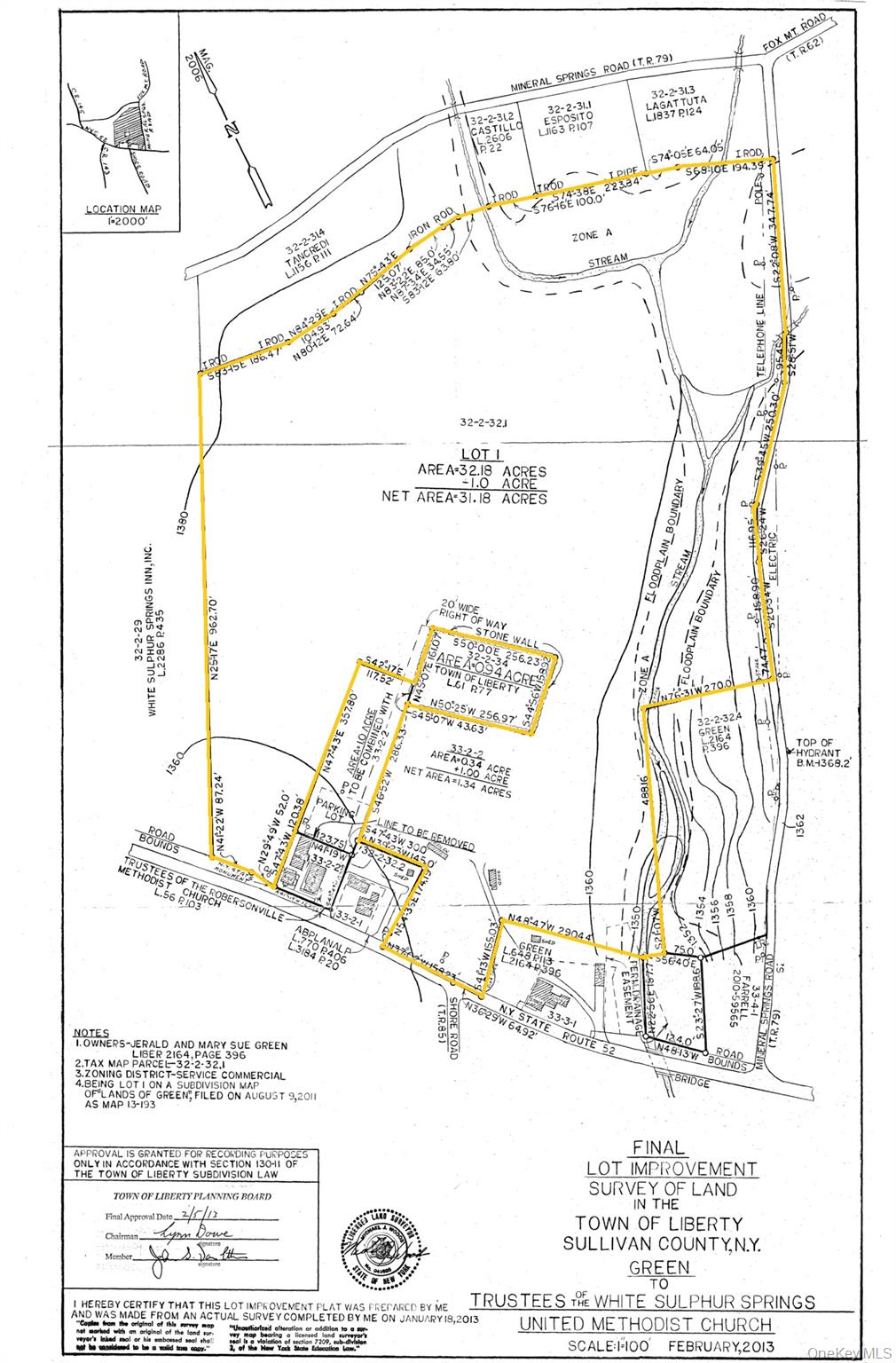 *00 Rt. 52 and Mineral Springs Road