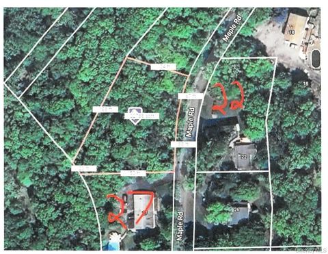 Vacant Land For Sale - LOT 3 Maple Road<br/> Lake Peekskill, NY 10537