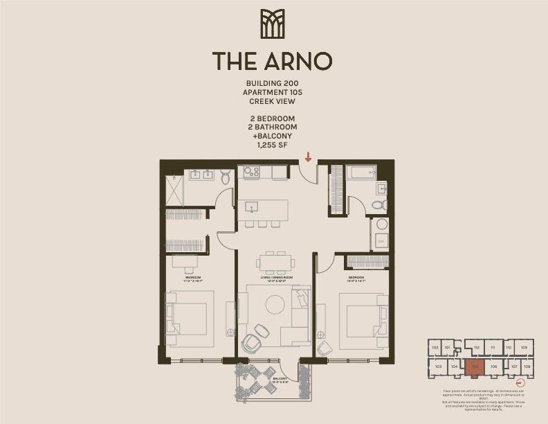 Rental Property at Arno Drive 105, Beacon, New York - Bedrooms: 2 
Bathrooms: 2 
Rooms: 4  - $5,200 MO.