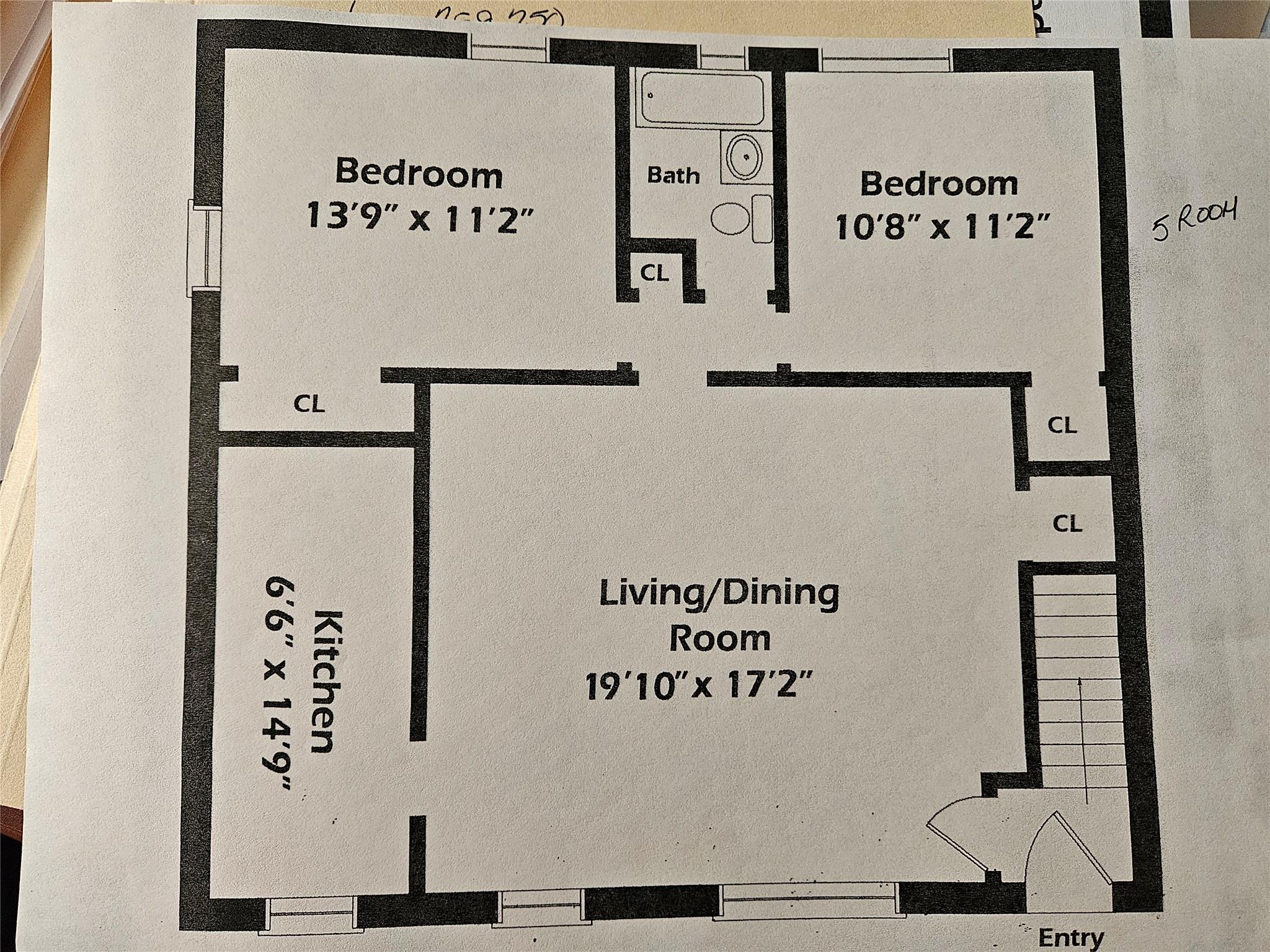Property for Sale at Street St 2-120, Bayside, Queens, NY - Bedrooms: 2 
Bathrooms: 1 
Rooms: 5  - $328,888