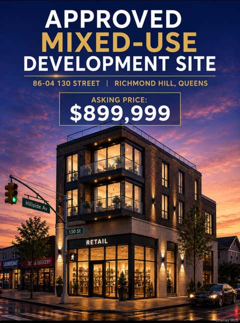 Vacant Land For Sale - 12920 Hillside Avenue<br/> Queens County, Jamaica, NY 11418