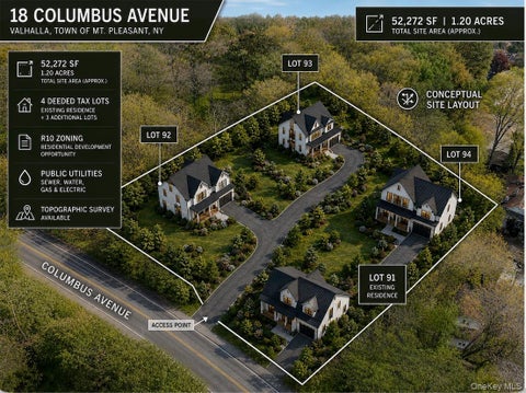 Vacant Land For Sale - 18 Columbus Avenue<br/> Valhalla, NY 10595