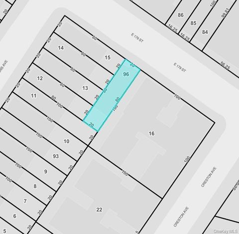 Vacant Land For Sale - 108 179th Street<br/> Bronx County, Bronx, NY 10453