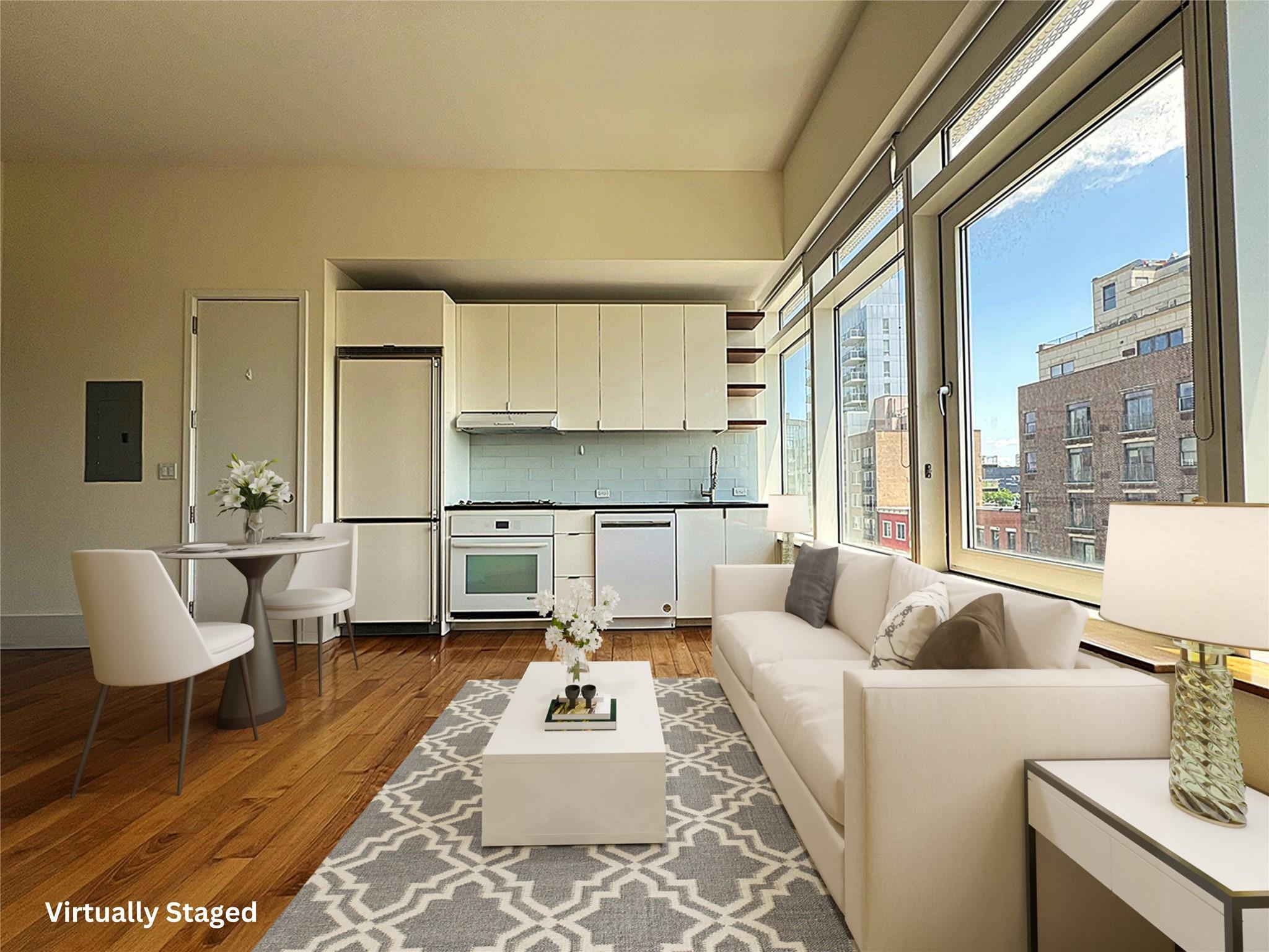 Rental Property at Jackson Avenue 4D, Long Island City, Queens, NY - Bedrooms: 1 
Bathrooms: 1 
Rooms: 3  - $3,500 MO.