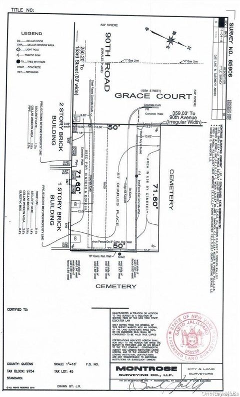 Vacant Land For Sale - 90-41 Grace Court<br/> Queens County, Jamaica, NY 11432