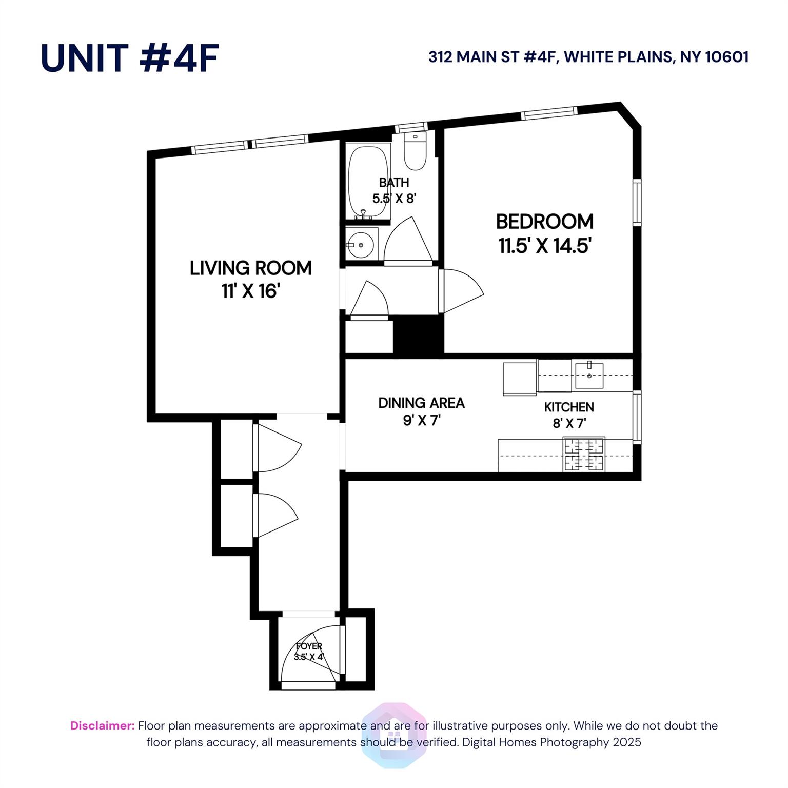 White Plains, New York 10601, United States, 1 Bedroom Bedrooms, ,1 BathroomBathrooms,Residential,Pending,151388