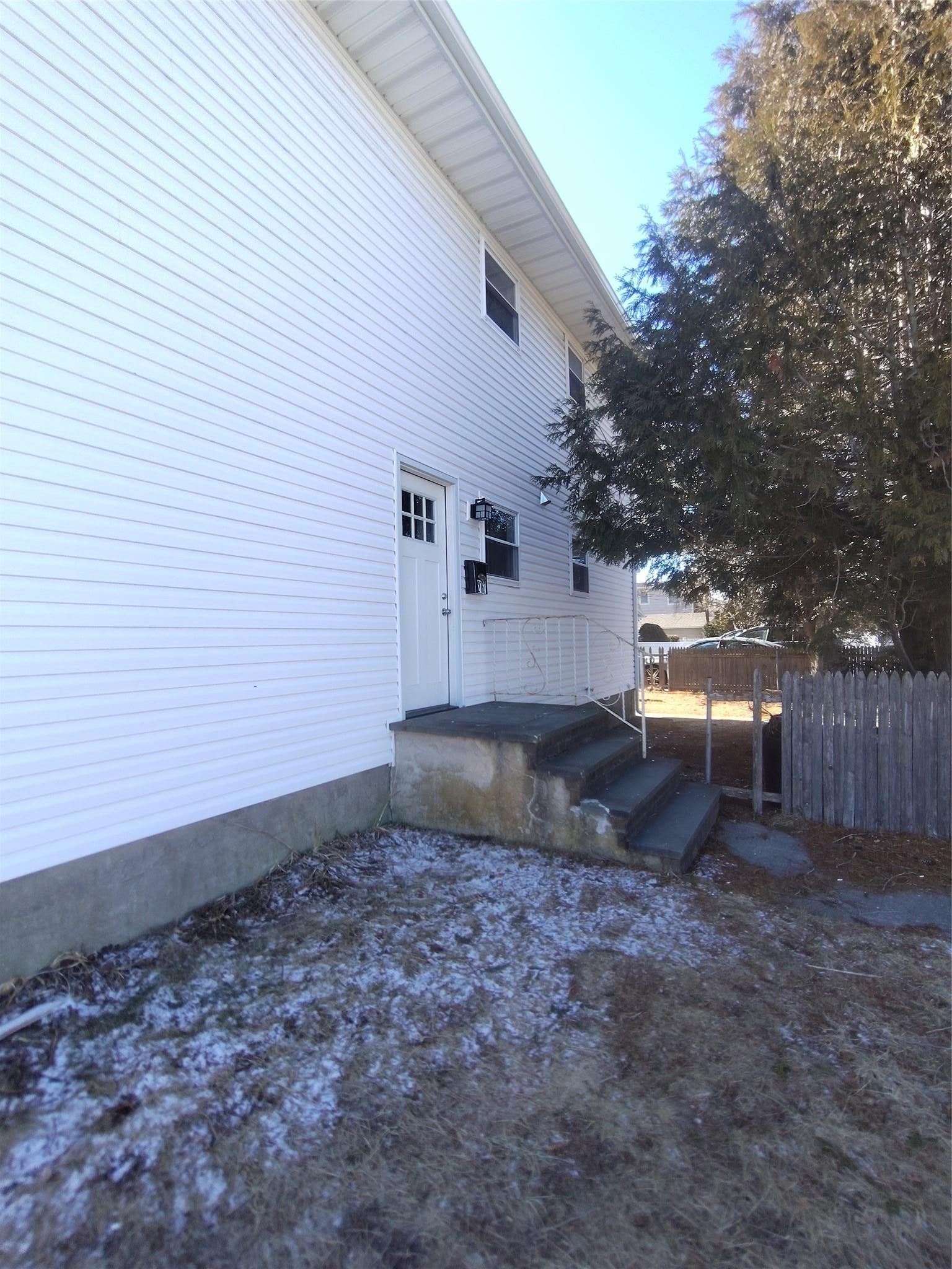 Side door off kitchen